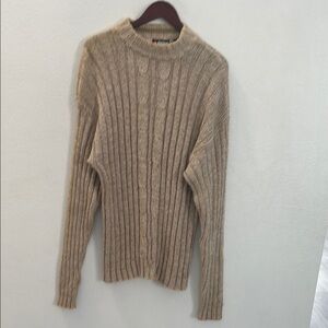 Alpine design Mens Beige Sweater size XL